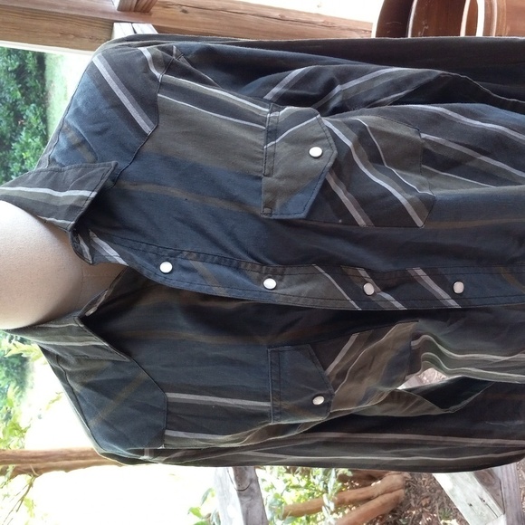 Vintage men's pearl snap western 🤠  cowboy shirt button down casual - Picture 2 of 4